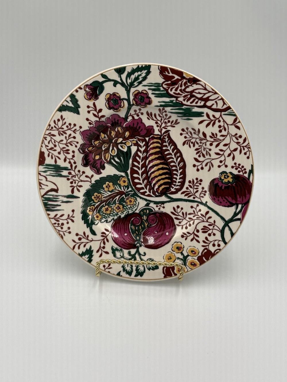 World Market Leila Floral 8 1/2” Salad Plate